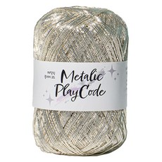 Yarna 高級金屬玩色線 70g, 105純白銀, 1個