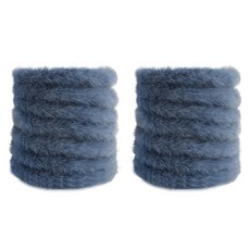 알로데 보들한 모루 공예용 털 철사 2m 2p 세트, 13 그레이블루, 1세트