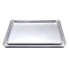 Willive 鋁製長方形壓花新款托盤 5號 + 6號套組, 銀色, 1套