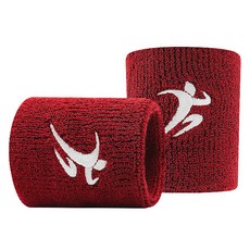 REXCHI 雷奇 時尚運動護腕, 紅色, 2個