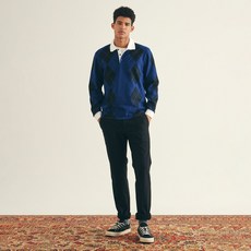 잭니클라우스 남성용 화섬 스트레치 기모 바지 LNPAW23321