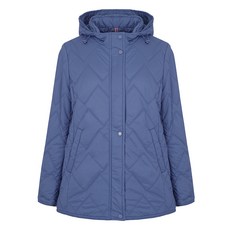 Crocodile 鱷魚 女款短版絎縫鋪棉連帽外套 CLCWPD201