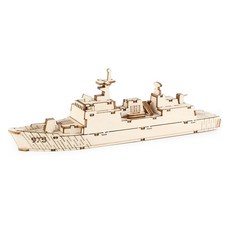 YoungModeler 英工房 DIY 木製模型組裝套件 忠武公驅逐艦 Young Planet 李舜臣艦, 1個