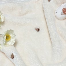 uterus 嬰兒超細纖維毯, 小熊