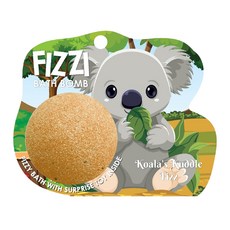 Saboo 泡沫沐浴球 KOALA'S KUDDLE FIZZ 無尾熊的咕咕叫聲 內附驚喜小公仔, 1顆, 100g