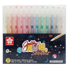 GELLY ROLL 櫻花星塵12件組1.0mm, 1組, 混色