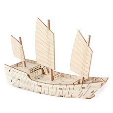 영공방 영플래닛 DIY 나무 모형 조립 키트 신안선 CM944, 혼합색상, 1개