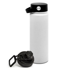 EVERTON HOUSE 雙蓋手把304不鏽鋼保溫杯 EHTB-T21W, 600ml, 1個, 白色