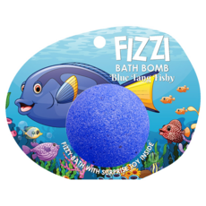 Saboo 泡沫沐浴球 BLUE TANG FISHY 藍池魚, 1顆, 100g