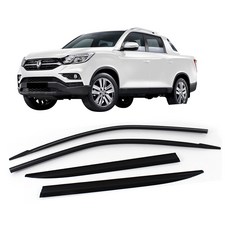 지엠지모터스 스모그 썬바이저 빗물받이 세트, 렉스턴스포츠(18년1월~) 스모그바이저