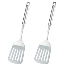 Kitchen Blooming 304不鏽鋼 Bloom 霧面鍋鏟, 2個, 全不鏽鋼