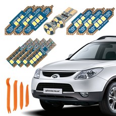 CARTEM 車用 Luna LED 室內燈+拆卸器全配組, 現代 Veracruz 2013年~2015年 11月, 1套