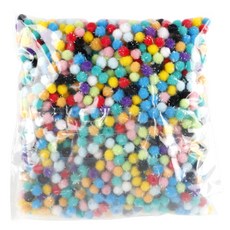 Uniart 閃亮毛球 8mm, 1個, 混和色