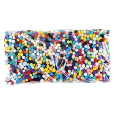 Uniart 毛毛球 8mm, 1個, 混合顏色