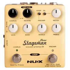 Nux NUX Stageman Floor 木吉他前級及DI效果器 NAP-5, 1個
