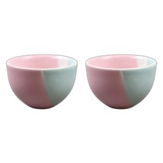 月鹽 不倒翁杯 50ml, 粉紅色, 2個