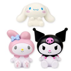 Sanrio 三麗鷗 軟軟捏捏 美樂蒂+酷洛米+大耳狗, 1組