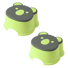 Block Mart 無尾熊浴室椅 2入, 綠色