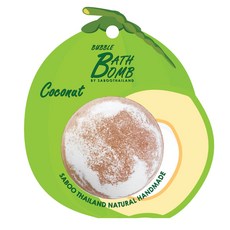Saboo 台灣公司貨 泡泡沐浴球 Green COCONUT 綠椰子, 150g, 1顆