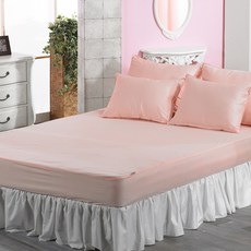 아이닉스 대우침장 순면 홑겹 침대 매트리스 커버