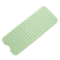 Block Mart 簡約浴室防滑墊 70 x 38 cm, 綠色, 1個