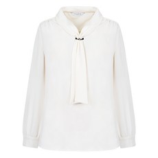 Crocodile 鱷魚 女士女用圍巾點寬鬆襯衫 CLCFBL106