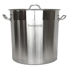 hwayoung 電磁爐用不鏽鋼大容量湯鍋 5號, 單一顏色, 31cm, 1個