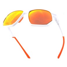 HILX Syndicate 運動護目鏡太陽眼鏡 HSD03303 + SDRD3, 鏡框(霧面純白).鏡片(紅色鏡面), 1個