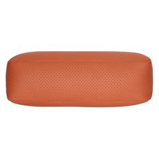 Ez2mk 高級車用四季皮革頸枕 MS-80, 橙棕色, 1個