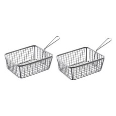 이딜리 미니 튀김바스켓 사각, 2개