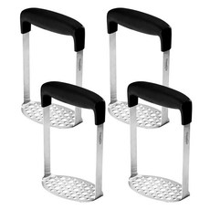 Casabeni 304不鏽鋼寬版馬鈴薯壓泥器, 4個