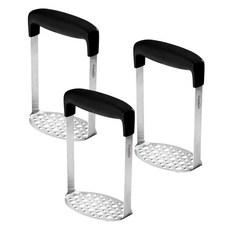 Casabeni 304不鏽鋼寬版馬鈴薯壓泥器, 3個