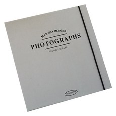 만들하비 띠부띠부씰 포카 포토 카드 전용 바인더 고급형 앨범 03, 그레이, 1개, 25매