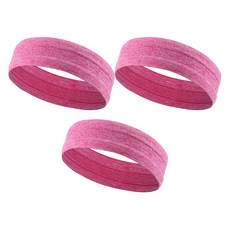 G&Y 麻花防滑透氣運動髮帶, 粉紅色