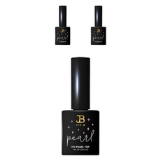 JIN.B I'BE 免擦拭珠光上層凝膠, JBPR-PT, 3個, 11ml