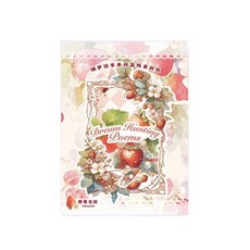 올리브파티 드림캐쳐 홀로그램스티커 카드지 배경지 다꾸 35p 세트, 레드, 1세트