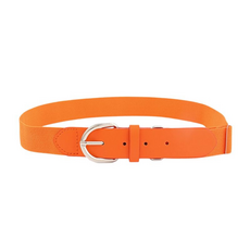 미소로운 신축 길이조절 야구벨트, 오렌지, 1개