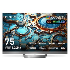 프리즘코리아 4K UHD QD Mini LED TV, CP75G3MG, 방문설치, 스탠드형, 191cm(75인치)