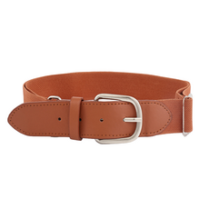 미소로운 신축 길이조절 야구벨트, 브라운, 1개