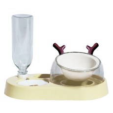 curiouspet 寵物慢速餵食餵食器, 淺褐色, 1個