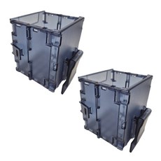 Silvercast 釣魚釣具箱多用途折疊支架 MHBA1, 藍色, 2個