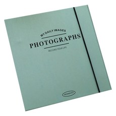 만들하비 띠부띠부씰 포카 포토 카드 전용 바인더 고급형 앨범 14, 민트, 1개, 25매