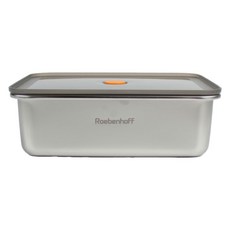 레벤호프 전자레인지 스텐 밀폐용기 직사각 2300ml, 1개입, 1개