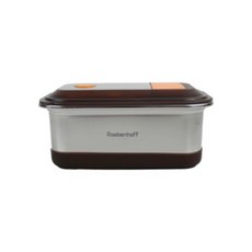 Roebenhoff 微波爐不鏽鋼便當盒 22 x 14 x 10.5 cm, 1個, 混色