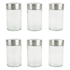 Masi Firenze 玻璃調味瓶 透明 6入, 1個, 調味瓶 6入