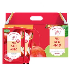 푸드버킷 물없이 갈아만든 NFC저온착즙 사과즙, 90ml, 50개