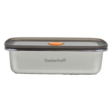 Roebenhoff 微波爐不鏽鋼密封容器 長方形 600ml, 1套, 1個