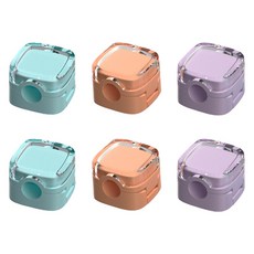 ABM 壓克力彩色電線固定夾 6入組, 混色, 1套