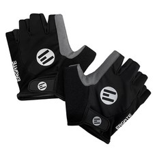 ERGATE 自行車半指手套 左右一副, 1套, 黑色