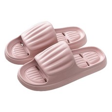 女性用Blockmart彩色排水浴室拖鞋, 粉紅色, 1個